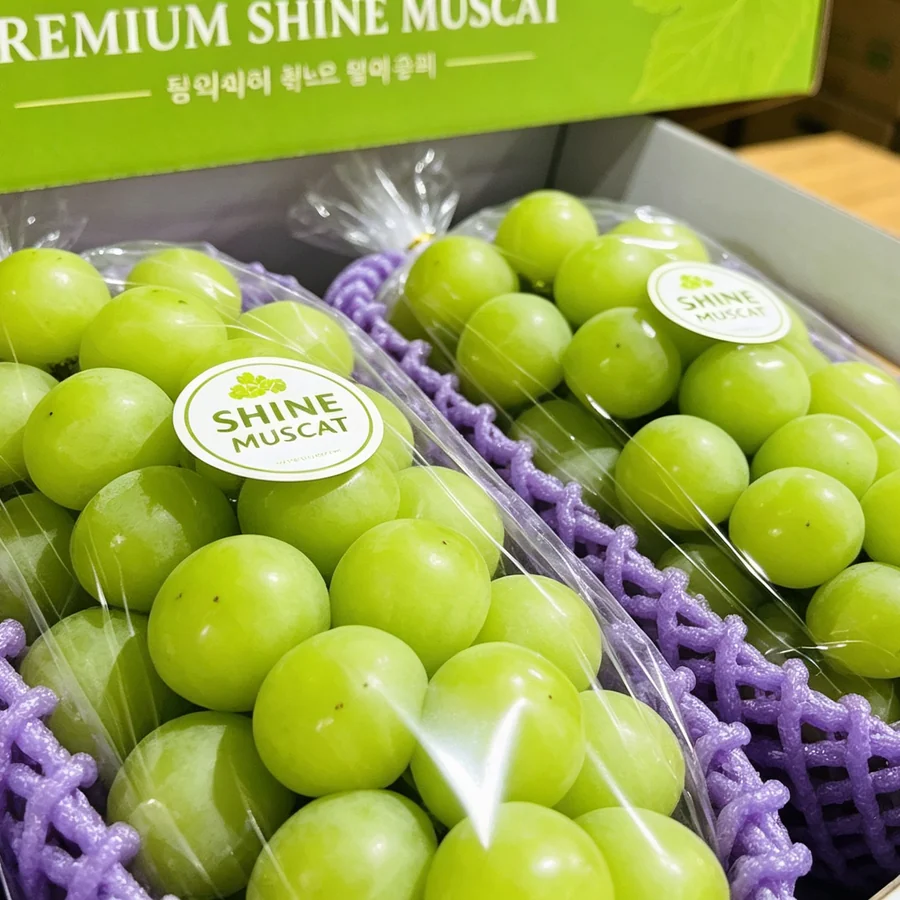 Shine Muscat protective packing